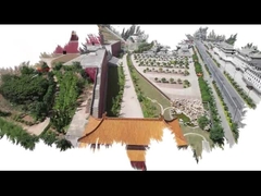 Висок застеклил черепицу традиционного китайского пользы газебо черепиц