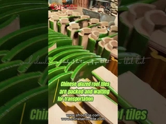 Прочные китайские плитки толя виска застеклили диаграммы дизайн керамической черепицы дракона