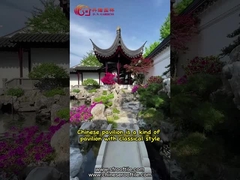 Китайская деревянная беседка ручной работы, неглазурованный квадратный садовый павильон