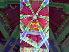 Ручной работы Внешняя деревянная пергола Китайский павильон Сад Шестиугольный деревянный беседка