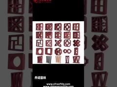 Декорация стен Терракотовые полые блоки для ветра