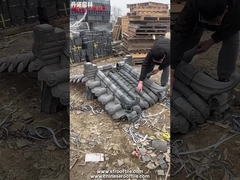 Дизайн естественных черепиц глины серого цвета китайских традиционный