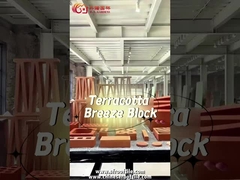 Строительный материал Вентилируемый бризный блок для стены Декоративный терракотовый кирпич