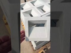 Легкие декоративные стеновые блоки из белого цемента