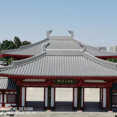качество  Traditional Grey Japanese Roof Tiles Temple Building 110mm Graphic Design Фабрика