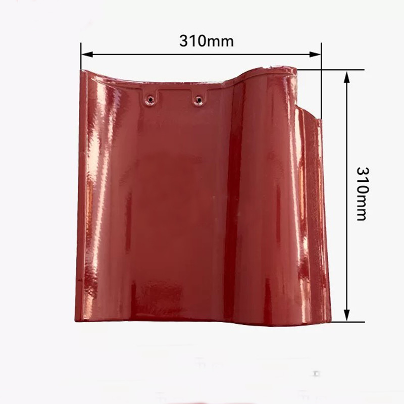 Высококачественный S-Curve Spanish Roof Tile Classic Красный высококачественный керамический дизайн, устойчивый к погодным условиям, идеально подходит для традиционного дома