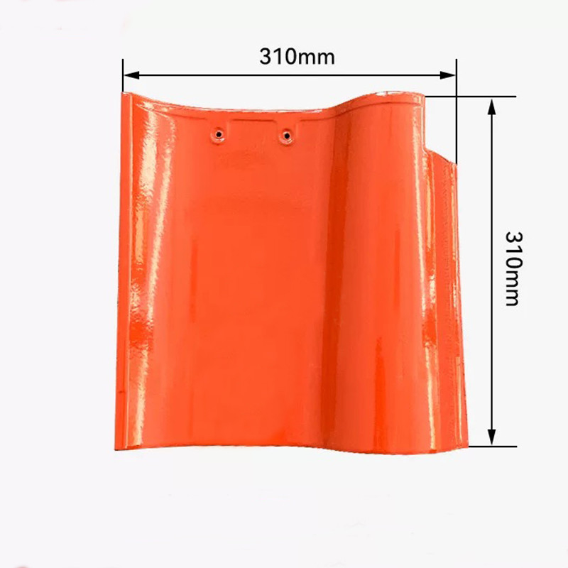 Высококачественный S-Curve Spanish Roof Tile Classic Красный высококачественный керамический дизайн, устойчивый к погодным условиям, идеально подходит для традиционного дома