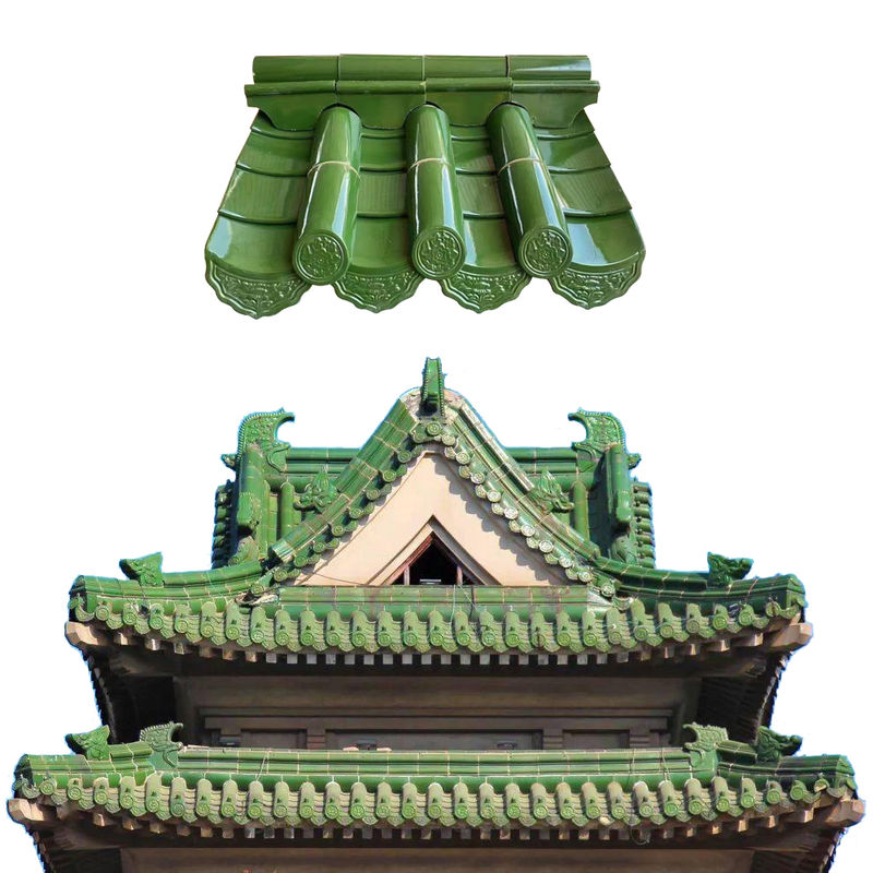 Азиатский стиль аутентичные античные китайские остекленные крыши для ресторанов гостиницы Храм крыша