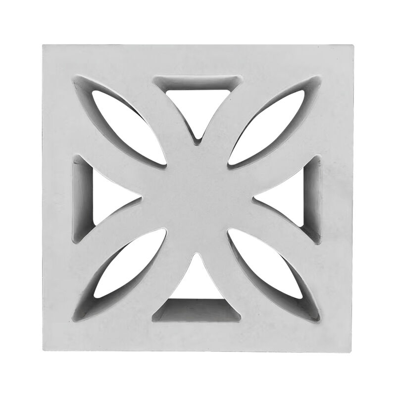 Декоративный цветочный фасад кирпич белый полые бетонные экраны блок для садового двора конфиденциальность