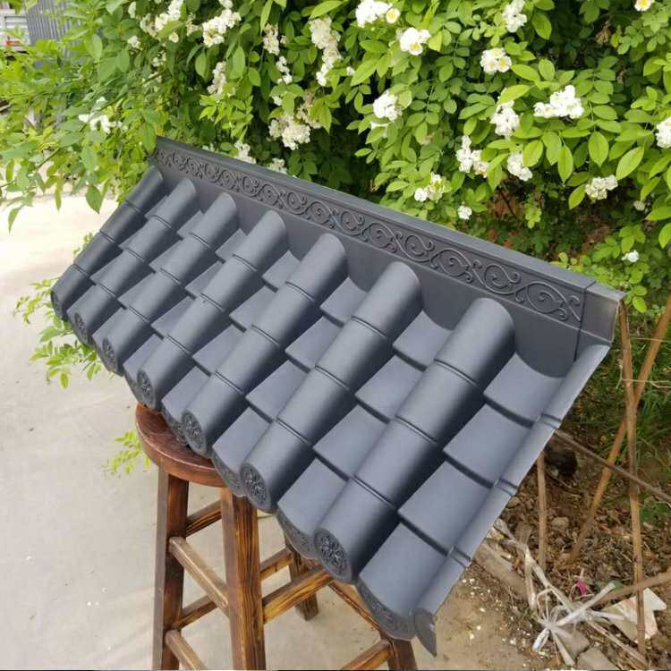 Легкие пластиковые плитки для крыши из ПП в китайском стиле Античные плитки для крыши