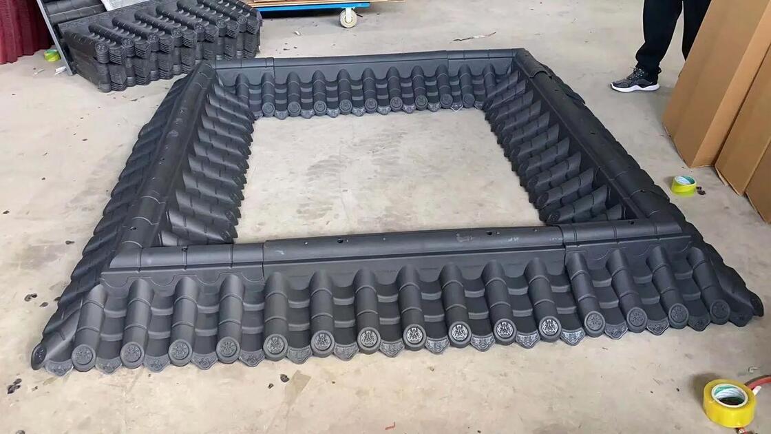 Двусторонние пластиковые кровельные панели из легкого материала PP в традиционном китайском стиле