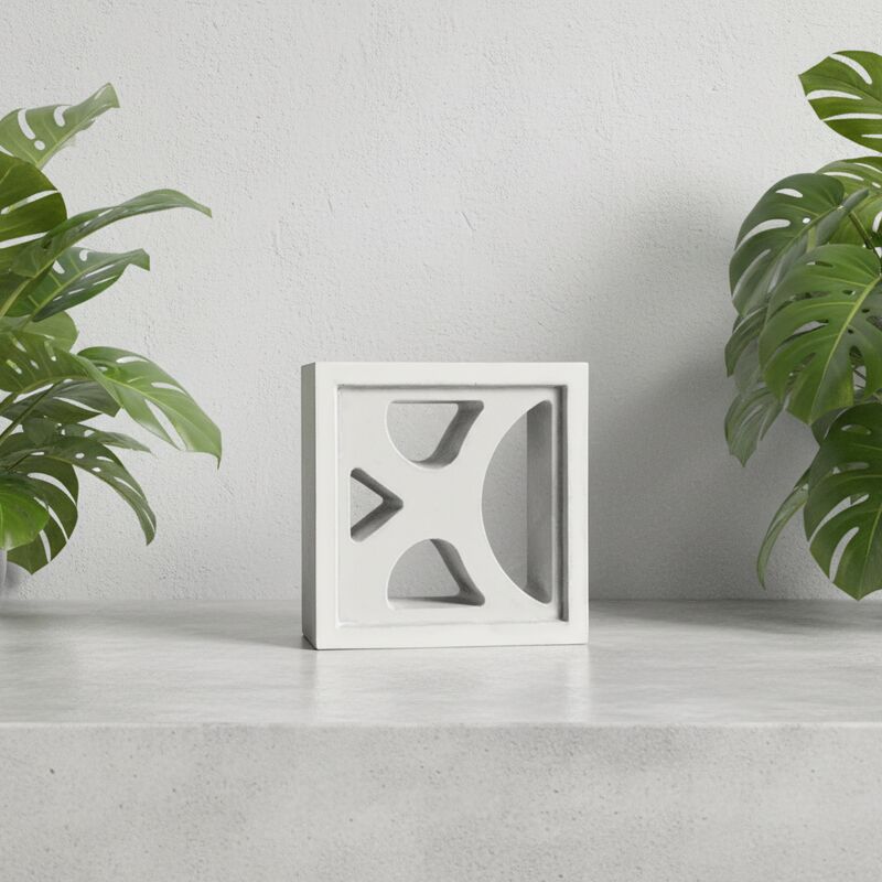 Квадратный цементный блок для вентиляции, экранирования, спеченный огнеупорный кирпич, полый, для декора стен