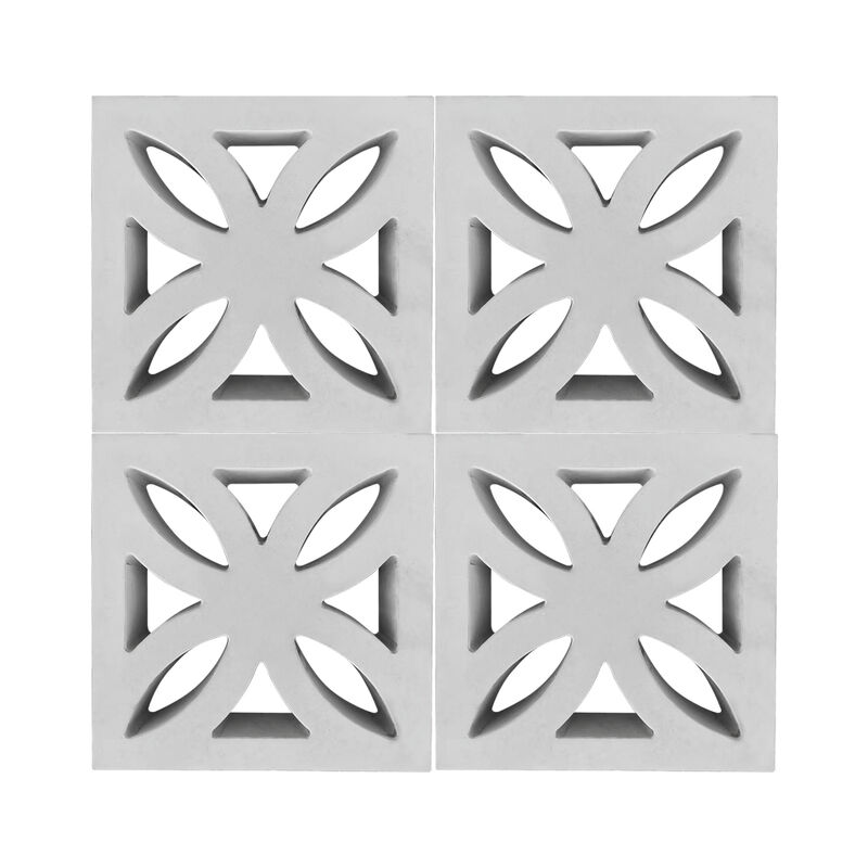 Плитки для садовых экранов Бетонный блок экрана Декоративные перфорированные кирпичи для современных садовых экранов и ландшафтных особенностей