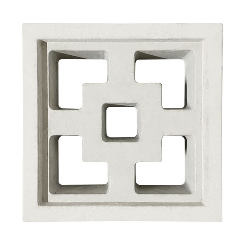 Вентилируемая конфиденциальность Стенные кирпичи Бетонные бризные блоки Архитектура Кривой бризный блок для балконов и таунхаусов