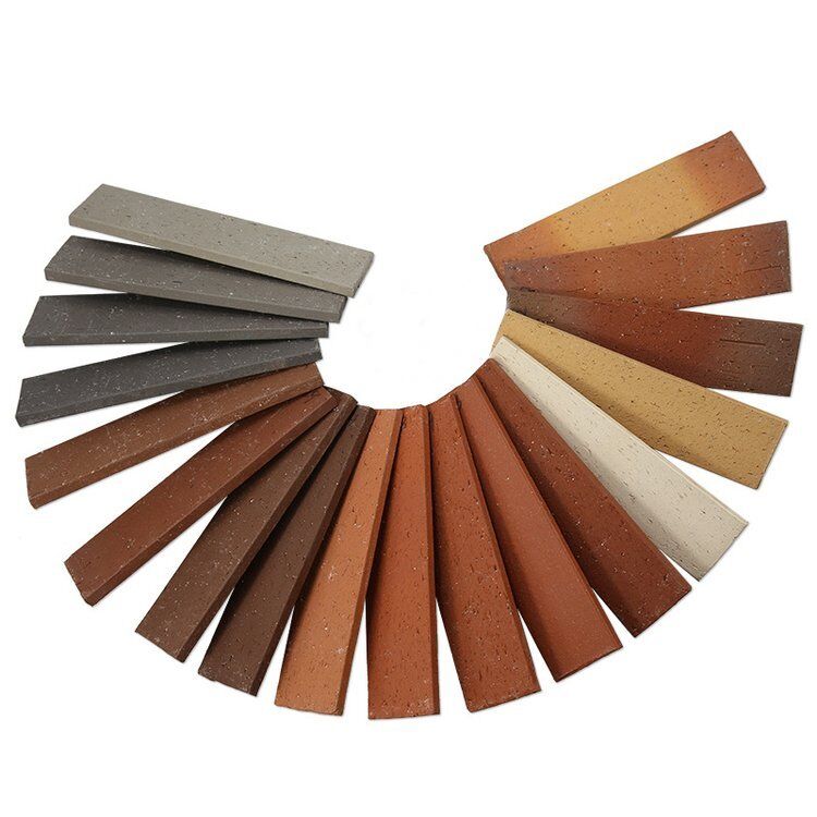 Grey Split Face Brick Wall Thin Brick Deacorative Tiles Durable Exterior & Interior Wall Cladding for Modern & Traditional Building Facades