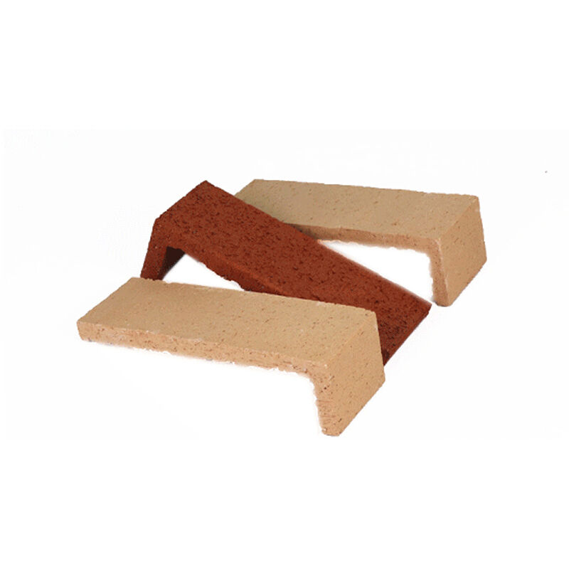 Светло-желтый глиняный разделенный облицовочный кирпич Рустическая наружная стена облицовка Многоцветные варианты для фасада и ландшафтного дизайна