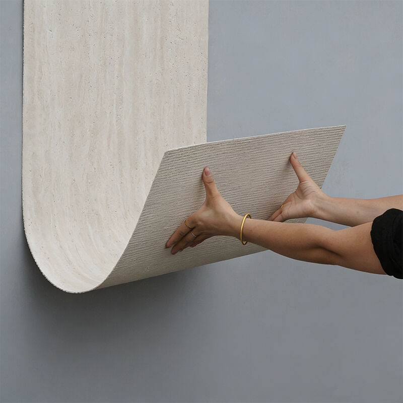 Flexible Clay Wall Tile Durable Waterproof Soft Wall Cladding Natural Woven Look Flexible Wall Tiles for Living Spaces