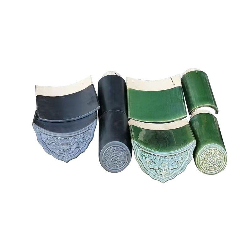 Древний шестиугольный деревянный павильон с китайской остекленной плитой Внешний шестиугольный сад Вилла Китайский ландшафт Газебо ландшафтный павильон Антикоррозионный