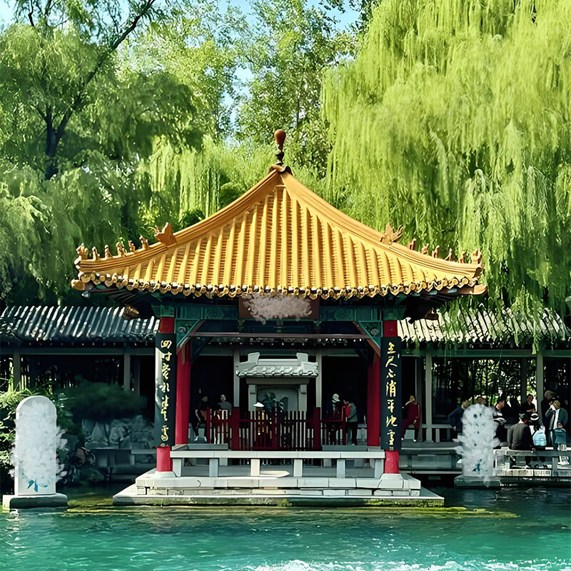 Традиционные китайские глазурованные черепицы Керамическая глянцевая черепица для ландшафтной архитектуры сада Храм Павильон Чайный домик Культурный центр