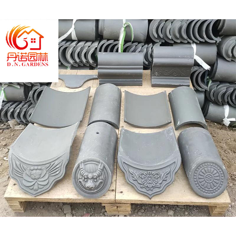 Садовый беседка/павильон с китайскими серыми глиняными крышечными плитками