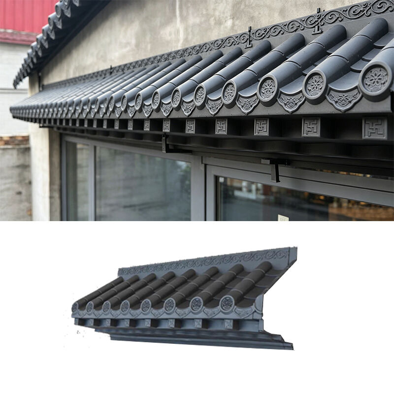 High-Strength Japanese Style Plastic Roof Tile 2.5mm Thick UV Resistant Corrugated Sheet for Industrial Warehouse Construction Free bracket Easy DIY