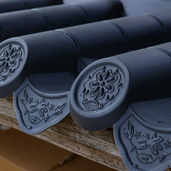 Chinese Pavilion Synthetic Resin Roof Tiles Lightweight Antique Plastic Roofing Sheets for Tea House Gazebos