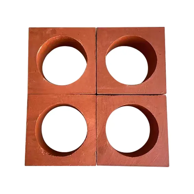 Geometric Round Aperture Terracotta Screen Bricks Architectural Ventilation Breeze Block for Decorative Light-Shadow Walls